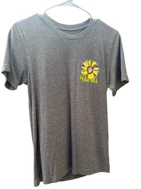 Buc-ee’s Graphic Tee Gray Sunflower Best Things Wild Free Size S